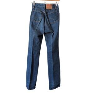 VTG 1980s Levis Worn Denim Made in USA High Waist Button Fly‎ Mom Jeans 24x33